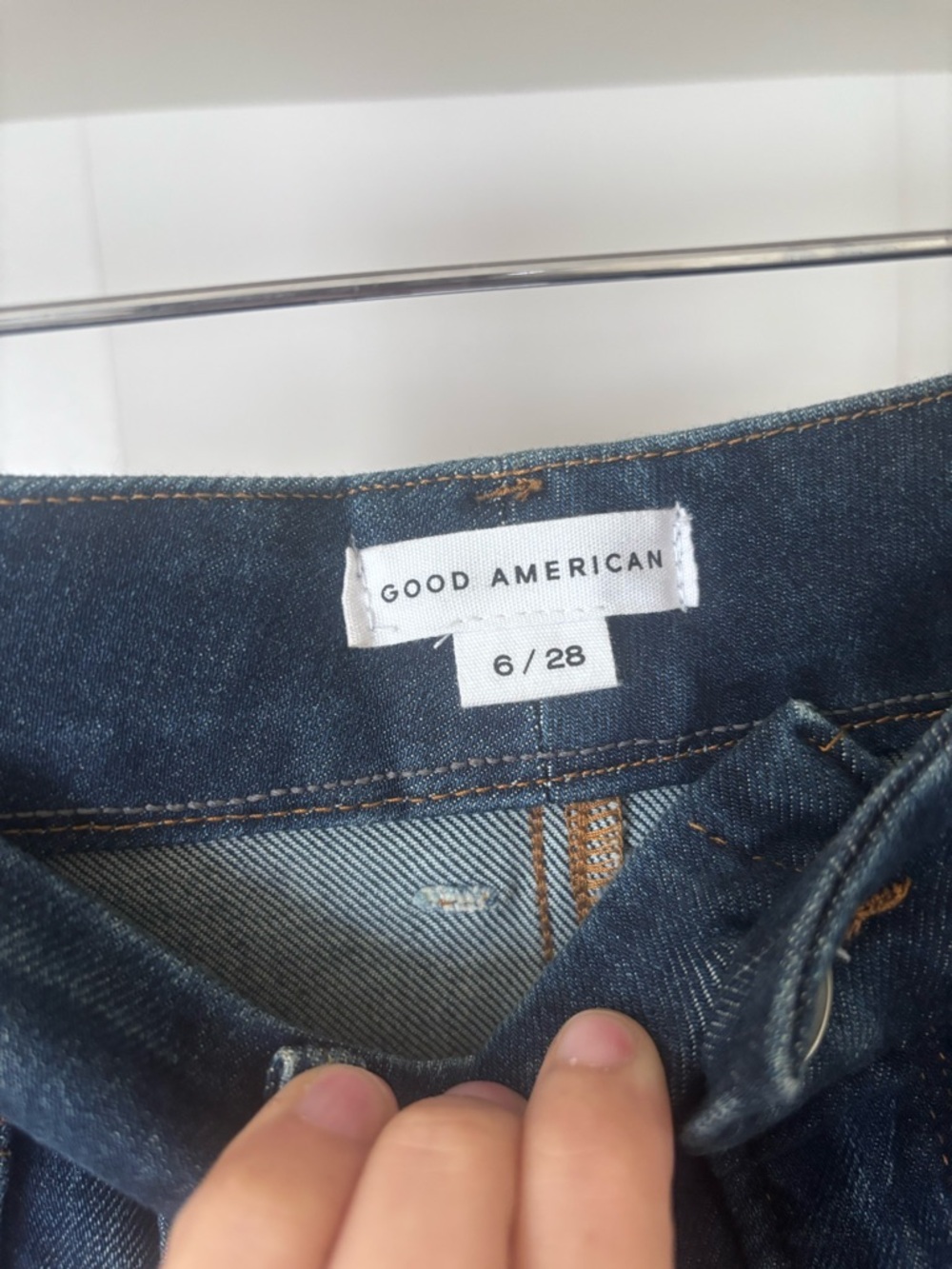 NWOT Good American Soft Tech Good Waist Cropped Palazzo Pants - Picture 8 of 11
